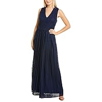 JS Collections Women's Mae V-Neck Gown