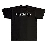 #tracheitis - New Adult Men's Hashtag T-Shirt