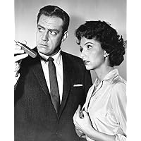 Perry Mason 1960's TV series Raymond Burr & Barbara Hale 5x7 inch photo
