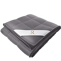 Royal Therapy Weighted Blanket - Heavy 100% Cotton Blankets with Premium Glass Beads (80
