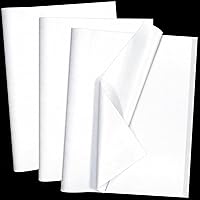100 Sheets White Tissue Paper - Artdly 14 x 20 Inches Recyclable White Wrapping Paper Bulk for Weddings Birthday DIY Project Christmas Gift Wrapping Crafts Decor