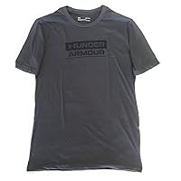 Under Armour Men's Graphic Shirt, Charcoal Light Heath (019)/Metallic Silver, M