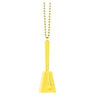 Yellow Clacker Plastic Necklace - 36