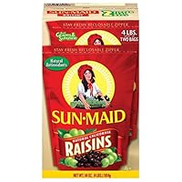 sunmaid natural california raisins 4LBS,1814g