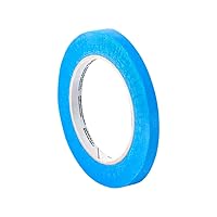 3M 2090 ScotchBlue Painters Tape - 0.5 in. x 180 ft. Masking Tape Roll for Medium Adhesion. Painting Wall Preparation