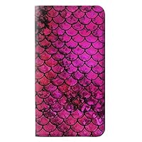 RW3051 Pink Mermaid Fish Scale PU Leather Flip Case Cover for iPhone 7 Plus, iPhone 8 Plus