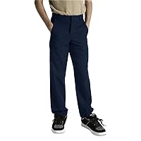 Dickies Little Boys' Uniform Flex Waist Flat Front Pant, Dark Navy, 6