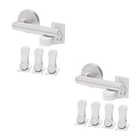 Inaya Child Proof Door Lever Lock 7-Pack, Door Handle Lock - 3M Adhesive - Minimalist Design - No Drilling Child Safety Door Handle Locks