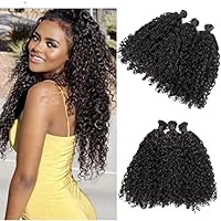 Sassy Curly I Tip Human Hair Extension Kinky Curly Brazilian Remy Hair Microlink Pre Bonded Stick I Tip Hair Micro Beads For Black Women 100g 100Strands (10inch 100strands, 4(Dark Brown))