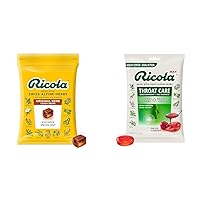 Ricola Original Natural Herb 115 Count Max Swiss Cherry 34 Count Throat & Cough Drops Bundles