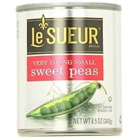 Le Sueur Very Young Small Sweet Peas 8.5 Ounce (Pack of 6)
