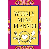 Weekly Menu Planner: & Grocery List