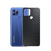[2 Pack] Synvy Back Protector Film, Compatible with Gionee P15 Black Carbon Guard Skin Sticker [ Not Tempered Glass Screen Protectors ]