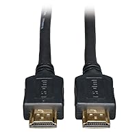 Tripp Lite High Speed HDMI Cable with Ethernet, 4K HDMI Audio and Video, Black (M/M), 45 ft (P568-045-HD)