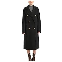 Women Autumn Winter Wool Overcoat Handmade Turn-Down Collar Coat with Belt Notch Lapel Long Jacket