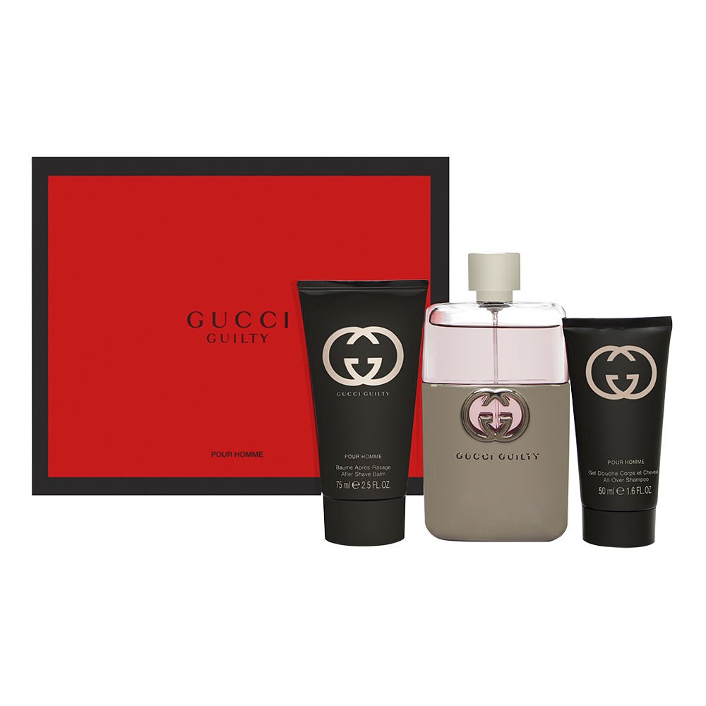 Mua Gucci Guilty by Gucci for Men 3 Piece Set Includes:  oz Eau de  Toilette Spray +  oz After Shave Balm +  oz Shower Gel trên Amazon Mỹ  chính hãng 2023 | Fado