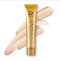 Full Skin Concealer Foundation Cream, DNM Waterproof Make Up Liquid Concealer Cream For Corrector Scars, Acne, Spots, Tattoo, Under-eye Skin Cover-up (Color 210)