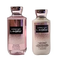 Bath and Body Works A Thousand Wishes Gift Set of Shower Gel and Lotion