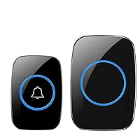 Waterproof Doorbell Home Smart Doorbell 1 Button 1 Receiver (Color : D)