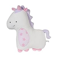 ADORA Glow Squishy Pillow-Stuffed Animal, 16 inches, White Unicorn