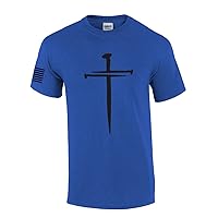 Jesus Nail Cross Coventry Cross of Nails Mens Christian Short Sleeve T-Shirt Graphic Tee