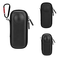 Portable Carrying Case for Insta360 X4 Action Camera, Nylon Construction with Padded Interior, Zipper Closure, Lightweight Design (Suit for X4 with lens cap, Nylon)