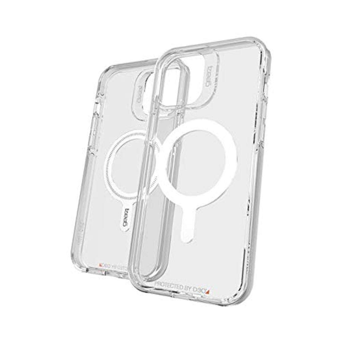 ZAGG Gear4 Crystal Palace Snap Case - Crystal Clear Impact Protection with MagSafe Compatibility for Apple 12 Pro Max