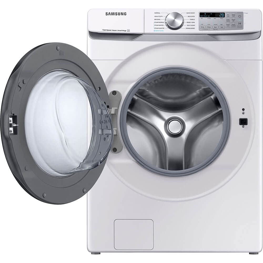Samsung 4.5 Cu. Ft. White Smart Front Load Washer with SuperSpeed Wash