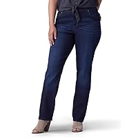 Lee Women's Plus Size Relaxed Fit Straight Leg Jean