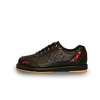 900 Global 3G Men's Racer Right Hand Bowling Shoes - Black/Red