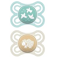 MAM Perfect Baby Pacifier, Patented Nipple, Developed with Pediatric Dentists & Orthodontists, Unisex