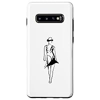 Galaxy S10+ Catwalk model, fashion sketch, fashion design Case