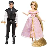 Disney Tangled Exclusive Rapunzel Flynn Rider Celebration Doll Set