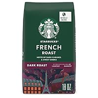 Dark Roast Whole Bean Coffee — French Roast — 100% Arabica — 1 bag (18 oz)