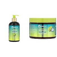 Mielle Avocado & Tamanu Blend Anti-Frizz Conditioner 12 Fl Oz and Curl Perfector 12 Oz (Pack of 1 Each)
