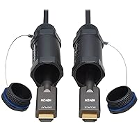 Tripp Lite HDMI Fiber Active Optical Cable Armored Hooded 4K 60Hz M/M 30M (P568FA-30M-W)