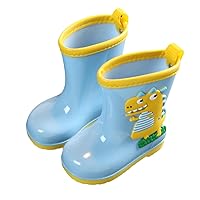 Holibanna 1 Pair Children's Dinosaur for Boys Rain for Boys Rain Boot Rain Boot Cartoon Rain Shoes Rainy Raincoat Girl