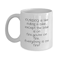 Nurse practitioner gift, Nursing school supplies, Nursing home decor, Nurse decal, Nursing practice, Nurse stickers, ICU nurse accessories, Coffee mug