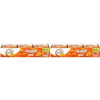 Goldfish Cheddar Cheese Crackers, Baked Snack Crackers, 1 oz On-the-Go Snack Packs, 9 Count Tray (Pack of 2)