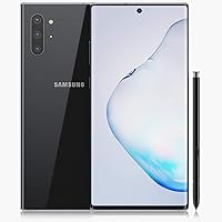 Samsung Galaxy Note 10+ Plus (5G) Single-SIM SM-N976U 256GB Factory Unlocked 5G Smartphone - (Aura Black) (Renewed)