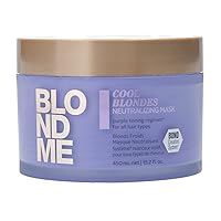 BlondMe Cool Blondes Neutralizing Mask – Deep Conditioning Treatment with Purple Toning Pigments – Neutralizes Yellow Tones and Brassiness in All Blonde Hair Types