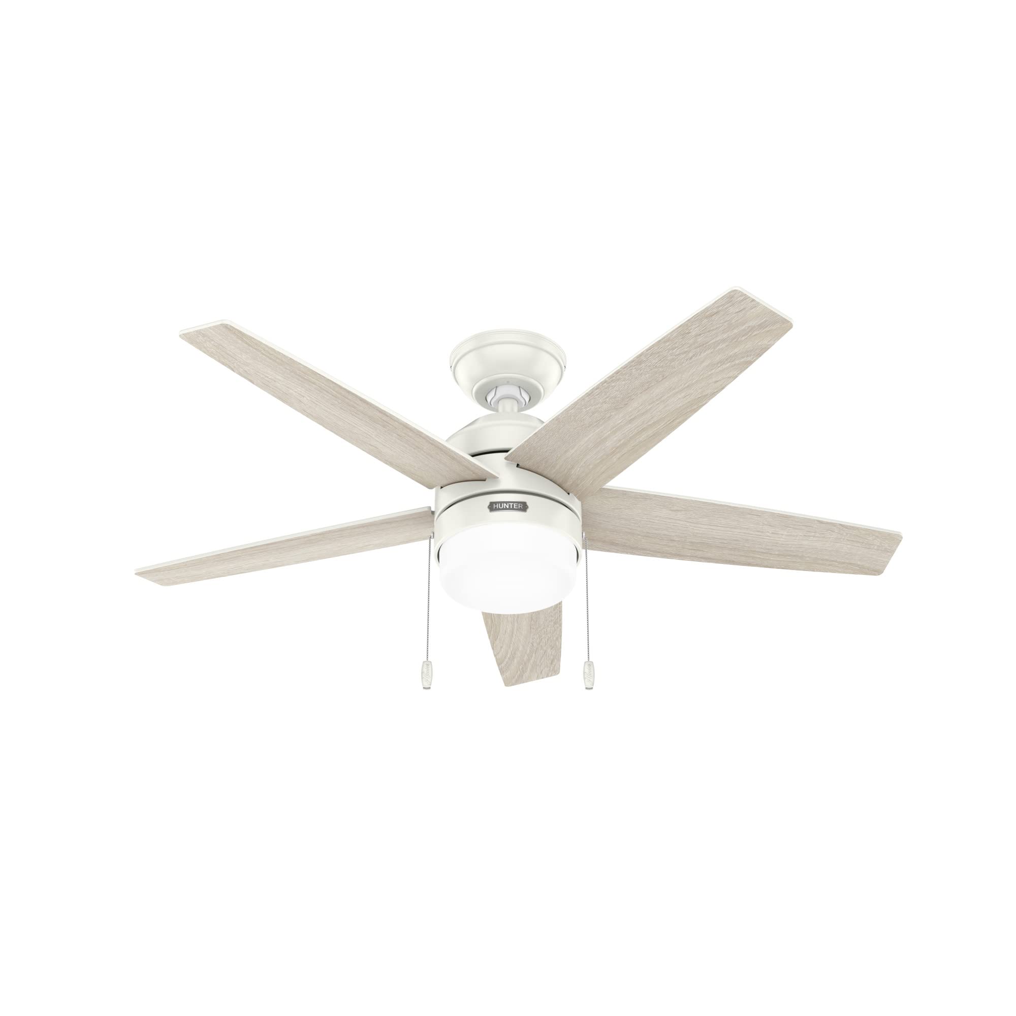 Hunter Fan Company 52494 Bardot Ceiling Fan, Fresh White