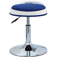 Stools,Rolling Stool Rolling Stool Bar Stool 368 Degree Swivel Stool, Fabric Seating Surface Adjustable Barber Stool Beauty Barber Shop Office Chair/D/38.5 * 44