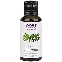 NOW Camphor Oil, 1-Ounce (Pack of 2)