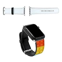 INNOSUB Sublimation Small Watch Band Compatible with Apple Smart Watch (38-45mm) - Diy Print on Blank PU leather USA