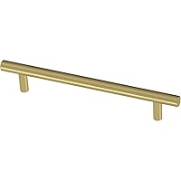Franklin Brass P46642K-523-B3 Simple Round Bar 5-1/16 in. (128 mm) Satin Gold Cabinet Drawer Pull (30-Pack)