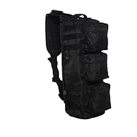 35L Men Multi-Function Tactical Pack Bag Shoulder Backpack for Outdoor Camping Hiking (Color : Black)