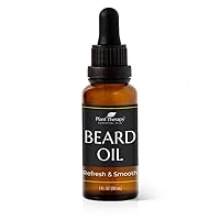 Plant Therapy Hair Therapy Refresh & Smooth Beard Oil 30 mL (1 oz) Promotes Growth and Shine, Encourages Healthy Skin for a Beard that is Touchably Soft, Smooth, and Manageable