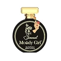 Moody Girl Sensual Mood Enhancing Luxury Perfume for Women 100ml | Fragrance of Aromatic Rum, Tonka Beans & Amber| Resinous & Woody 24hr Long Lasting Fragrance | Ideal for Gifting to Women & Girls