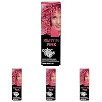 Color Gloss Up Temporary Hair Dye, Pretty In Hot Pink Hair Color, Pack of 4